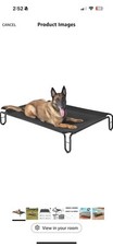 Dog Bed for Large Medium Small Dogs/Puppy, Rectangle Washable, Orthopedic, Soft