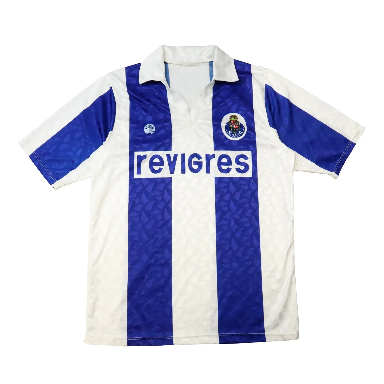 Vintage Football Soccer Revigres Blue/White Jersey