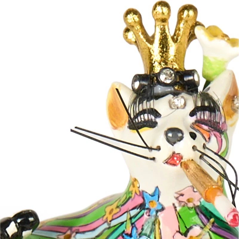 GATTA Principessa Statua Scultura Tom's Drag 3662 Laetitia 6 cm Pop Art Corona, fotografia 6 di 9