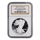 2004-W American Silver Eagle NGC PF-69 ULTRA CAMEO
