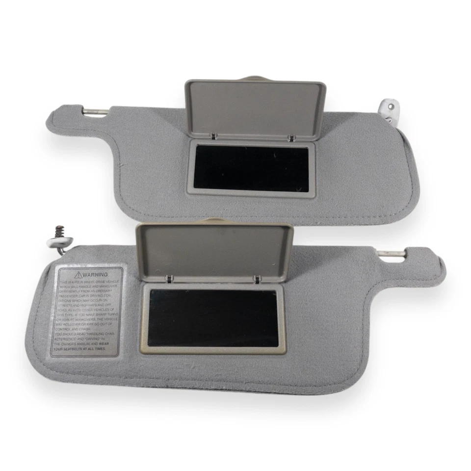 Par de parasol gris para conductor y pasajero Honda Passport Isuzu Rodeo 1991-1997 Foto 4 de 4