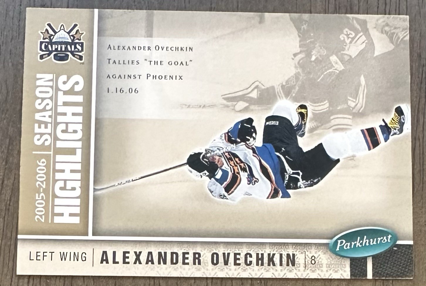Alexander Ovechkin Rookie - 2005/06 Parkhurst #588