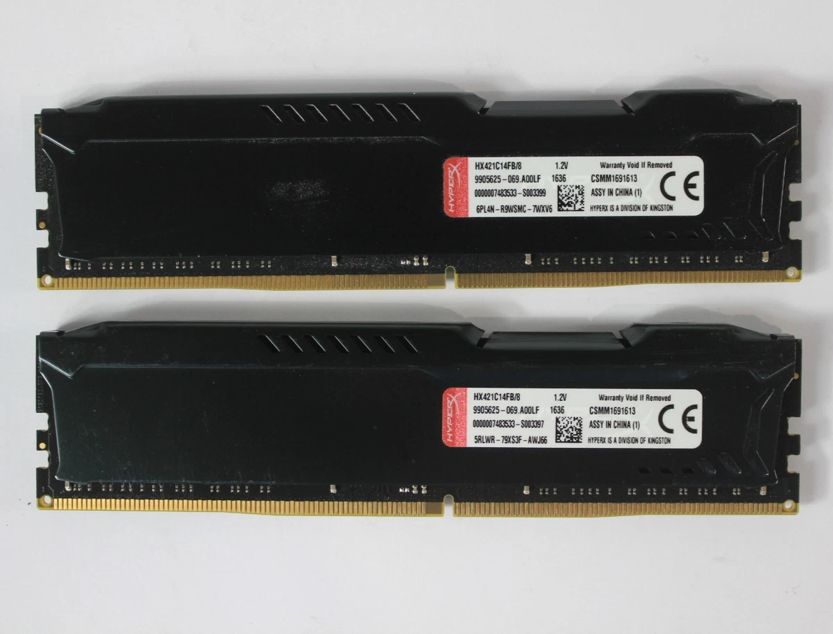Las mejores ofertas en Kingston DIMM DDR4 SDRAM de memoria (RAM