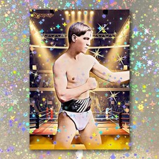Terry McGovern Holographic Ring Master Art Card 01/10 Starpop Signed Print