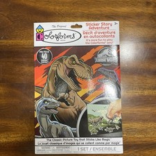 Colorforms Jurassic World Sticker Story Adventures. New