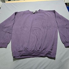 new deadstock Russell Athletic Sweatshirt Mens XL Purple Crewneck Fleece