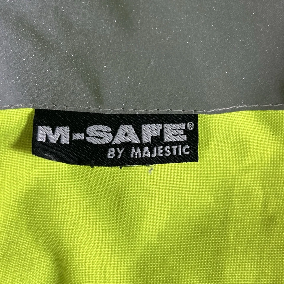 Majestic M-Safe 75-1301 Class 3 High Visibility Jacket Men’s 4X Yellow Workwear - Image 3 of 4