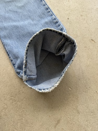 Vtg Levis 501 Blue Denim Jeans W 34 - 35 L 34 Button Fly Red Tab Y2k Grunge 2005 - Picture 12 of 23