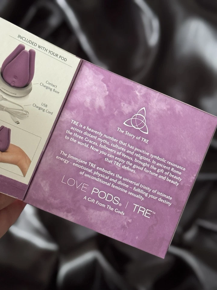 JimmyJane Love Pods TRE Masajeador Personal Recargable Impermeable Silicona Rosa Foto 2 de 4