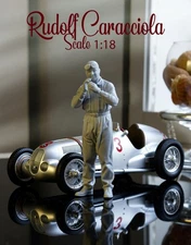 CARACCIOLA UNPAINTED FIGURE for 1:18 CMC Mercedes-Benz W-125