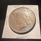 1923 Peace Dollar $1 San Francisco Mint Circulated 90% Silver US Coin