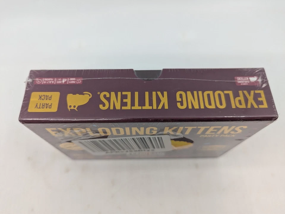 Sealed EXPLODING KITTENS Party Pack Card Game - Damaged Box - Image 3 of 4