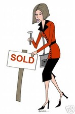 real estate realtor DIVA personalized cards   cute gift