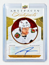 2022-23 Artifacts Autofacts #AFAR Alec Regula Autograph Chicago Blackhawks