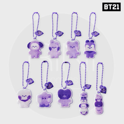 BTS BT21 Official Authentic Goods minini Random Keyring Purple of Wish Edition