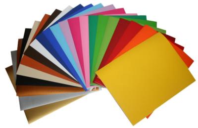 4x Plotterfolie 25x20cm o. A4 (15,65 /m²) Klebefolie matt, Stickerfolie