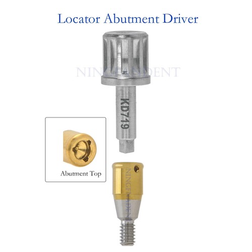 Herramienta de destornillador localizador de tapa de inserción de pilar de sobredentadura dental se adapta a hoseas - Imagen 10 de 115