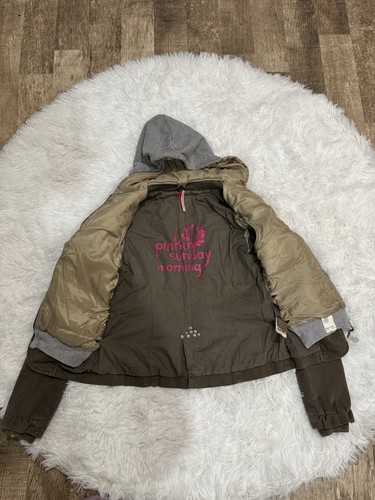 Y2k whimsygoth fairy Pinko Sunday Morning vintage hooded blazer jacket XS S - Picture 5 of 7