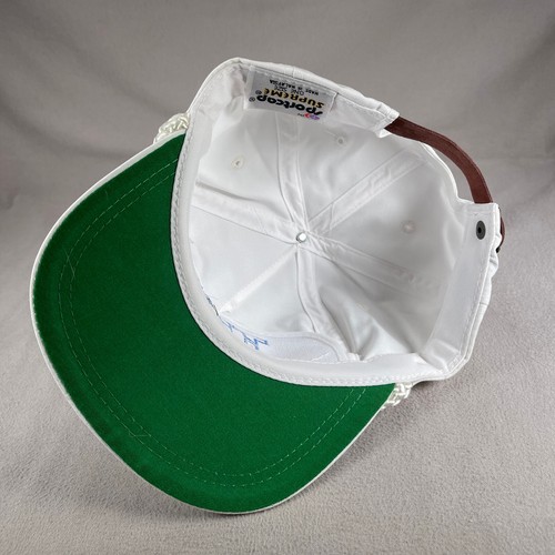 Gorra Mecánica TDC Hombres OS Blanca De Colección Gorra Deportiva Correa Cuerda Bordada - Imagen 7 de 10