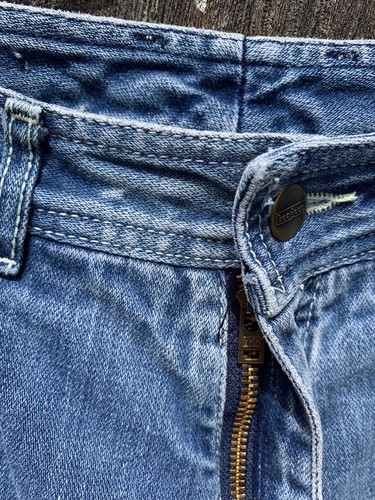 1970s vintage womens high waisted jeans BON JOUR 26 x 28 - Picture 6 of 9