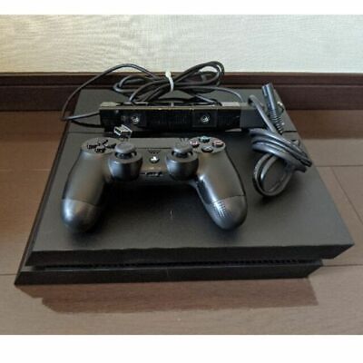 Sony PlayStation 4 PS4 CUH-1000A 500GB Jet Black Console + Controller +  Camera | eBay