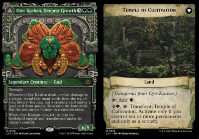 ojer mtg cards Ojer Kaslem, Deepest Growth // Temple of Cultivation [204] [The Lost  Caverns of Ixalan] [Foil] – Face to Face Games main image 0
