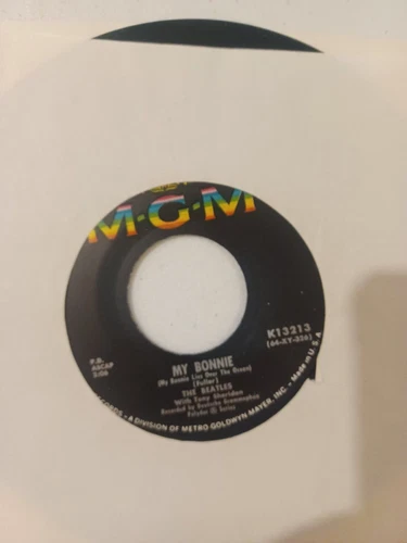 BEATLES vg+ 45 "my bonnie / the saints"