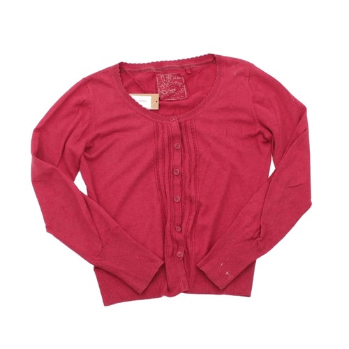 Fat Face Womens Cardigan 14 Red Blend 