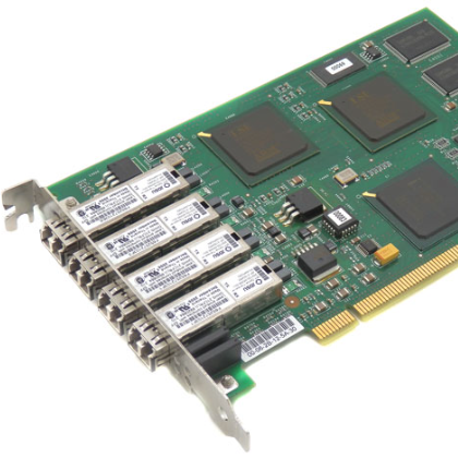 LSI Logic 2 GB Quad Port 2 GB/s PCI-64 Fibre Channel Karte HBA LSI7004G2-LC - Bild 1 von 4