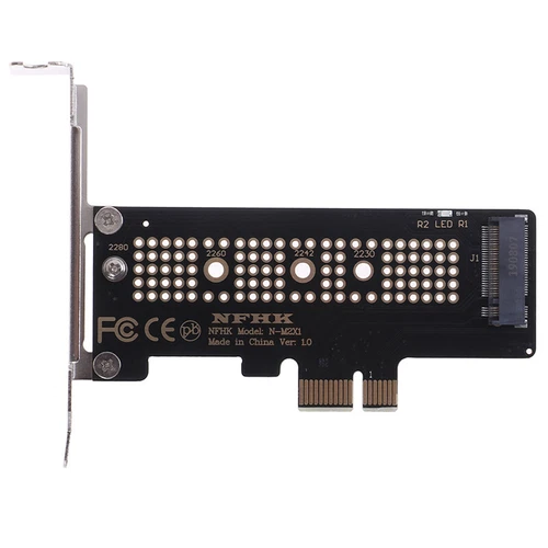 NVMe PCIe M.2 NGFF SSD to PCIe x1 adapter card PCIe x1 to M.2 With brackeB_bf JW