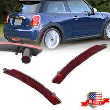 2PCS Red Lens Rear Side Marker Lights For 07-15 MINI R55 R56 R57 R58 R59 R60 R61