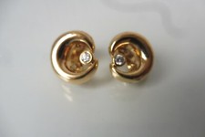 Belle Orecchini / Clips Placcati In Oro, Pierre Lang!