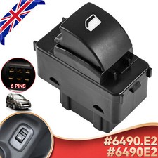 ELECTRIC WINDOW SWITCH FRONT LEFT & RIGHT FOR PEUGEOT CITROEN BERLINGO 6554QK