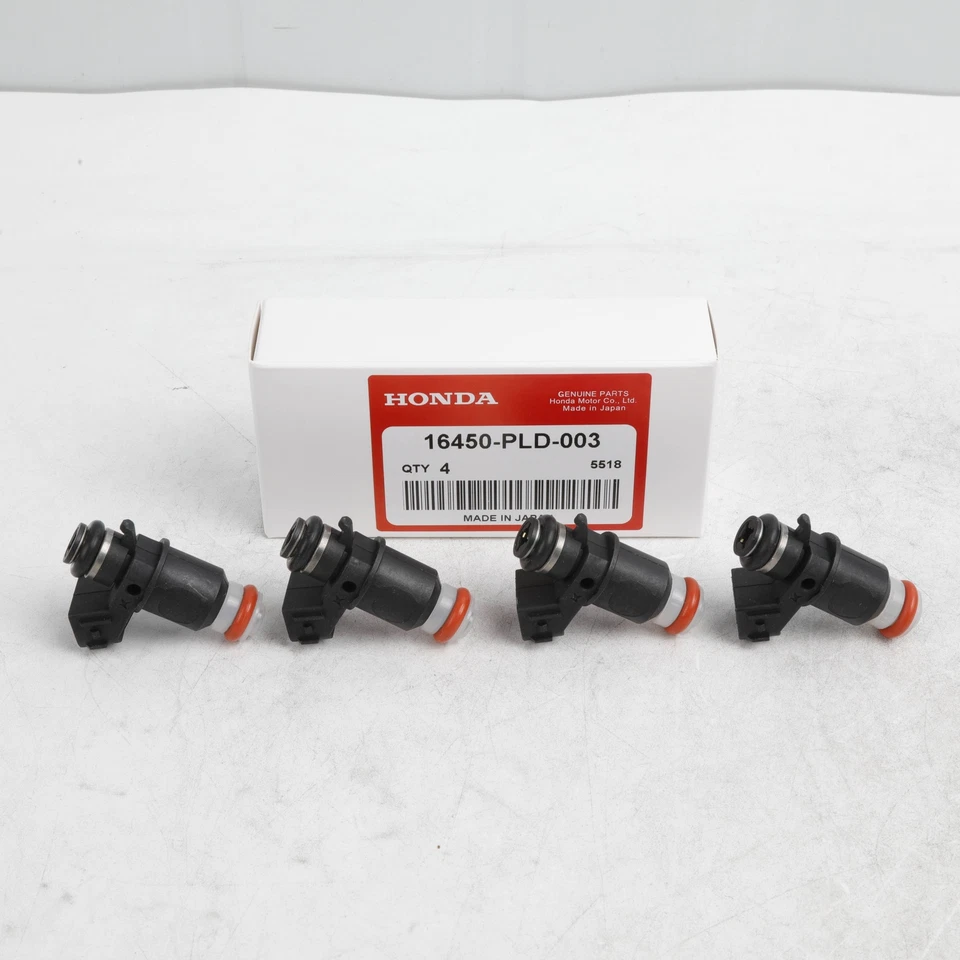 FOR HONDA 01-05 EL CIVIC 1.7L NEW OEM 4PCS FUEL INJECTORS 16450-PLD-003  - Изображение 3 из 4