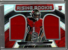 2021 Panini Spectra Rising Rookie Materials #29 Jaelon Darden Jersey /99