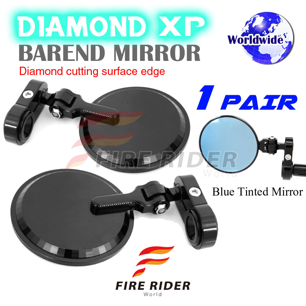 アクセサリー P15 Foldable CNC Black Bar End Mirrors XP15 For Kawasaki ZX 600