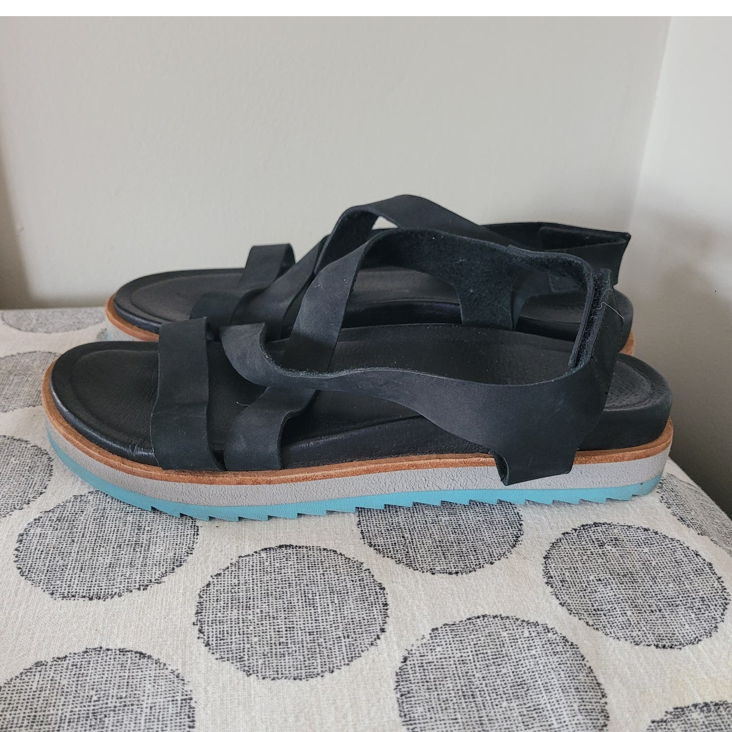 Sandali Merrell Donna Juno 6 o 7 Pelle Nera