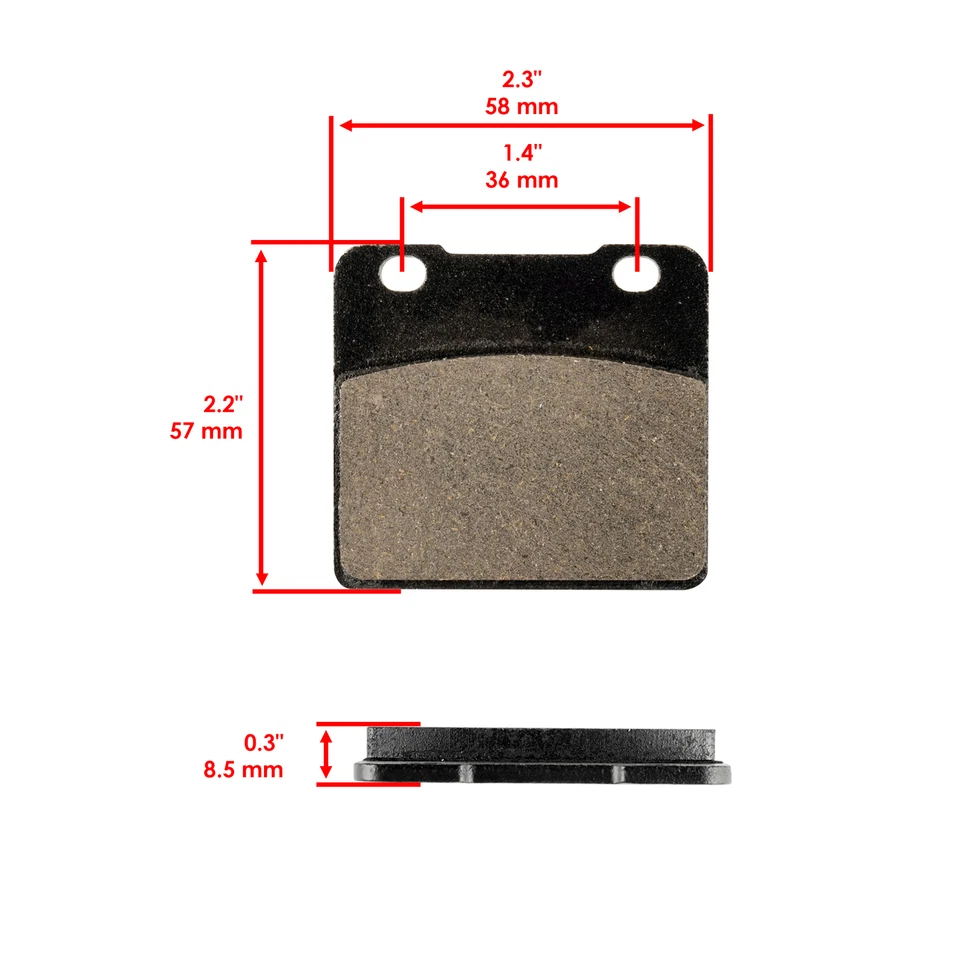 Front Brake Pads for Suzuki VS1400 VS1400GLP Boulevard S83 2005-2009 Motorcycle - Image 2 of 4