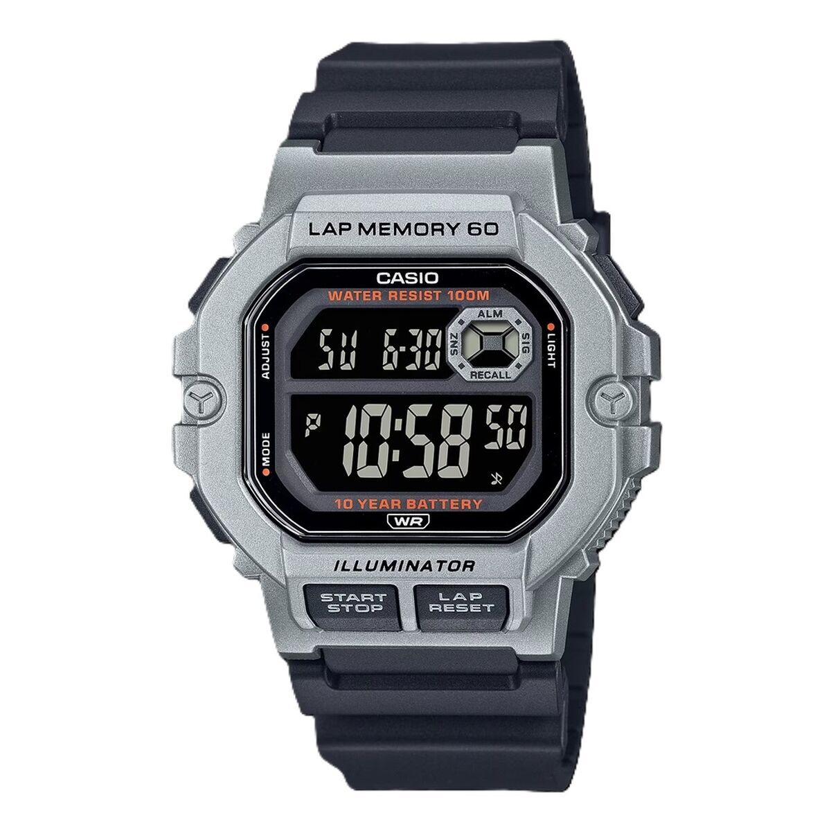 Casio Orologio Uomo Casio Illuminator Nero (ø 44,5 Mm) F_0301_S72108751 Orologi