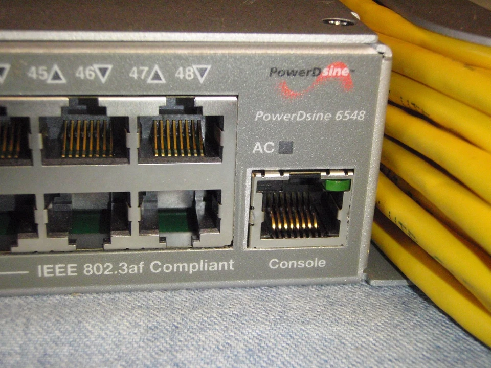POWERDSINE 6548 Power over Ethernet Midspan PD-6548 (w/48 3 ft cords) - Image 2 of 2