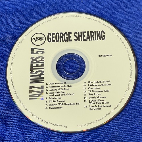 George Shearing: Verve Jazz Masters 57 (CD) Verve - Picture 3 of 4