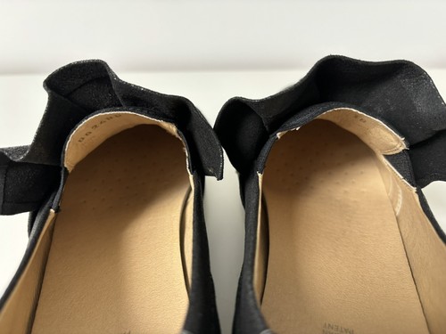 Mocassins derbies Geox respira cuir noir irisé 38 proche neuf confort - Imagen 5 de 8