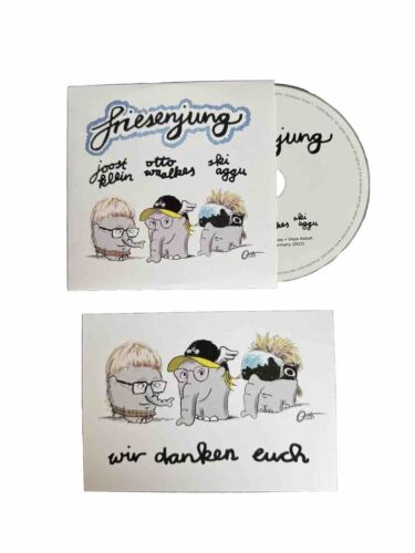 Ski Aggu, Joost Klein, Otto Waalkes - Friesenjung CD (Limited Edition)+Postkarte - Afbeelding 1 van 9