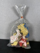 Vintage Sevi Italy Hand Painted Wood Animals Figures Hippo NOS