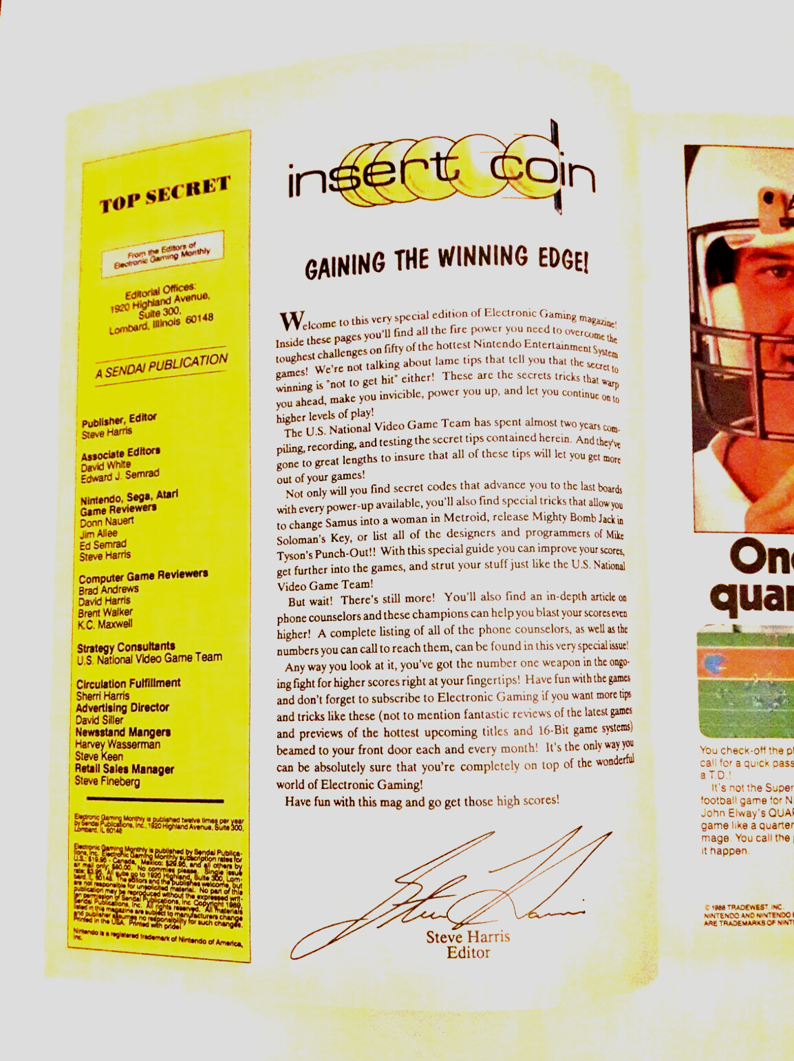 Top Score Aug 1989 EGM PRO TIPS on nearly 50 Nintendo Games eBay