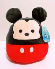 Disney Squishmallows Mickey Mouse 8" Red and Black Plush NWT USA SELLER