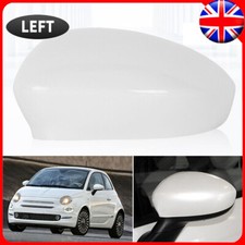 Door Wing Mirror Cover Cap Case Front Left Passenger Side For Fiat 500 2007-2023