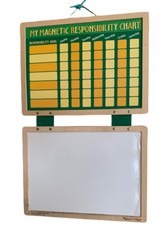 Melissa and Doug Magnetic Responsibility Chore White Board
