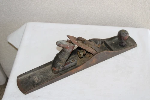 Vintage Stanley Bailey No. 6 Smooth Bottom Hand Plane Stanley Wood Planer