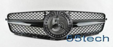MERCEDES W204 C300 C350 C230 C200 Grille Grill 1 FIN All Glossy Black A3M 2008